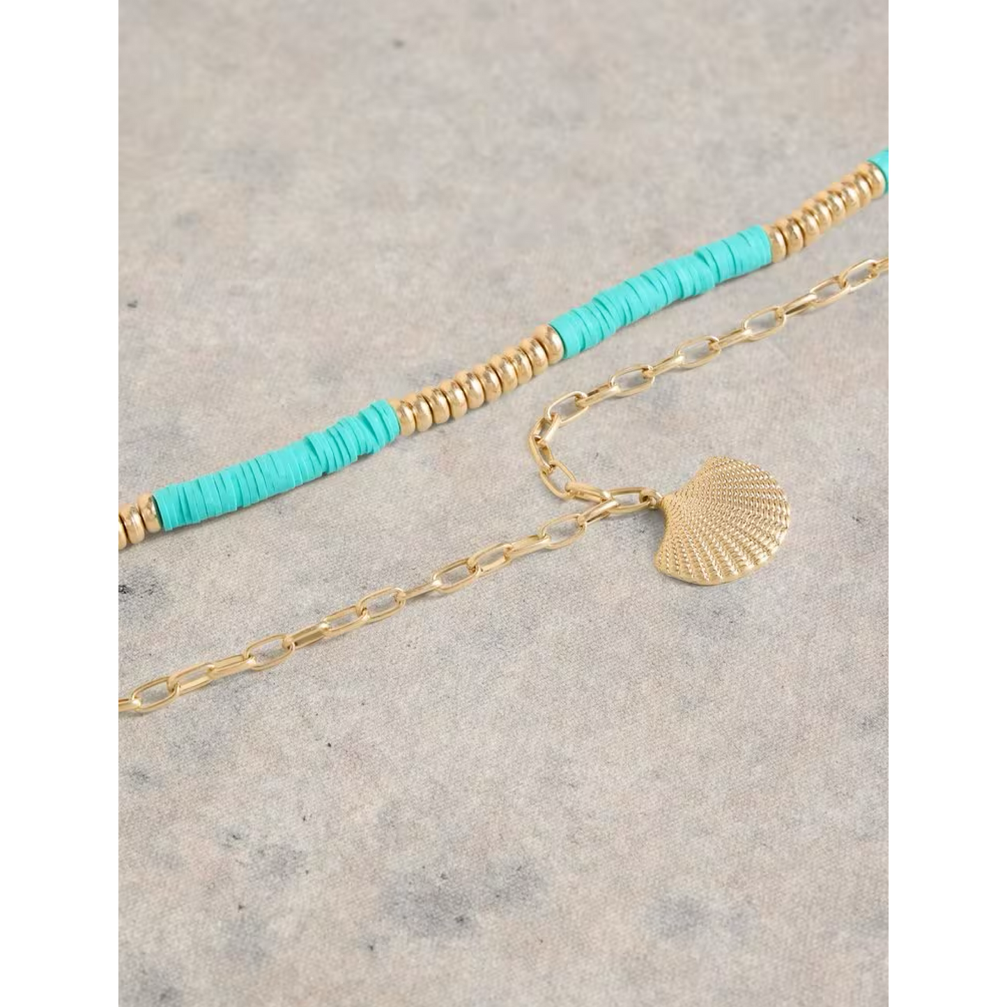 White Stuff Multi Layer Shell Necklace