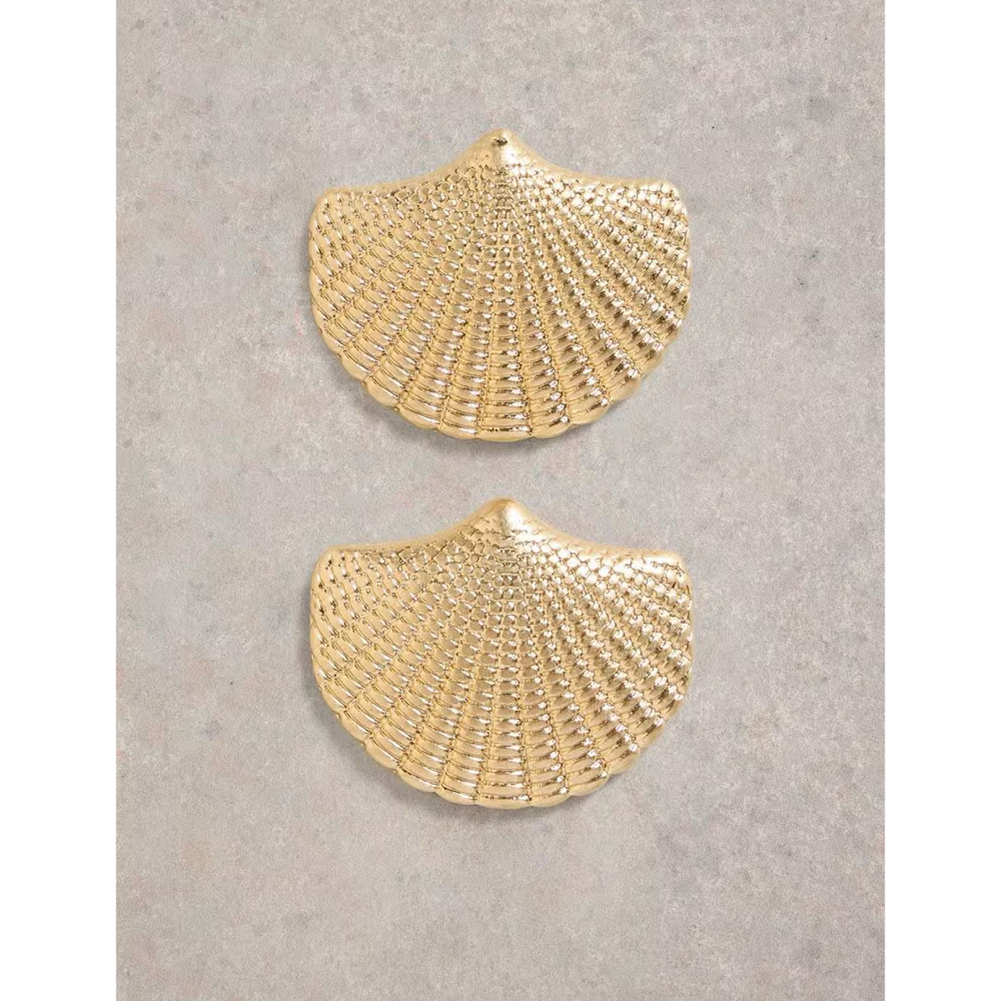 White Stuff Shell Stud Earrings