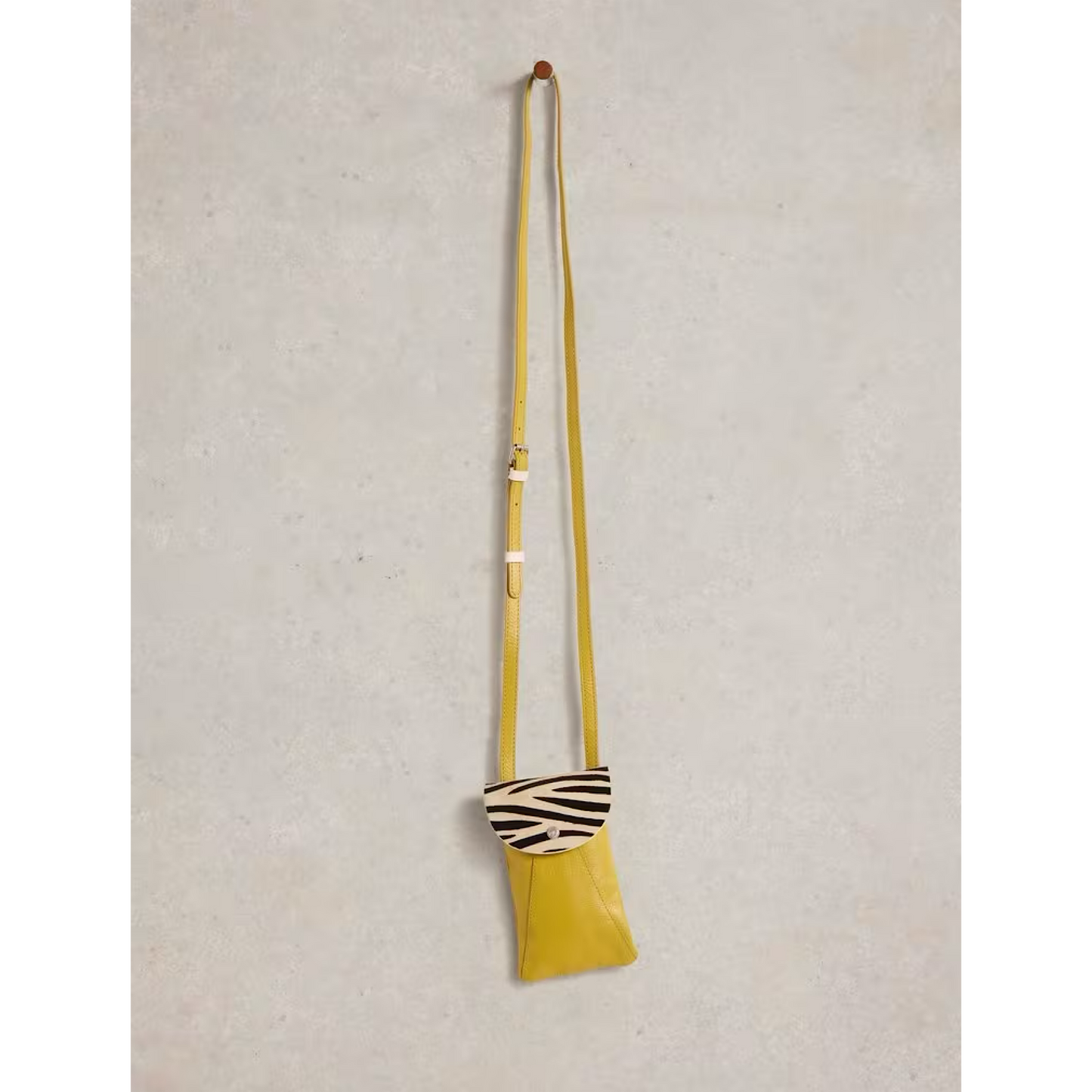 White Stuff Coco Leather Phone Bag