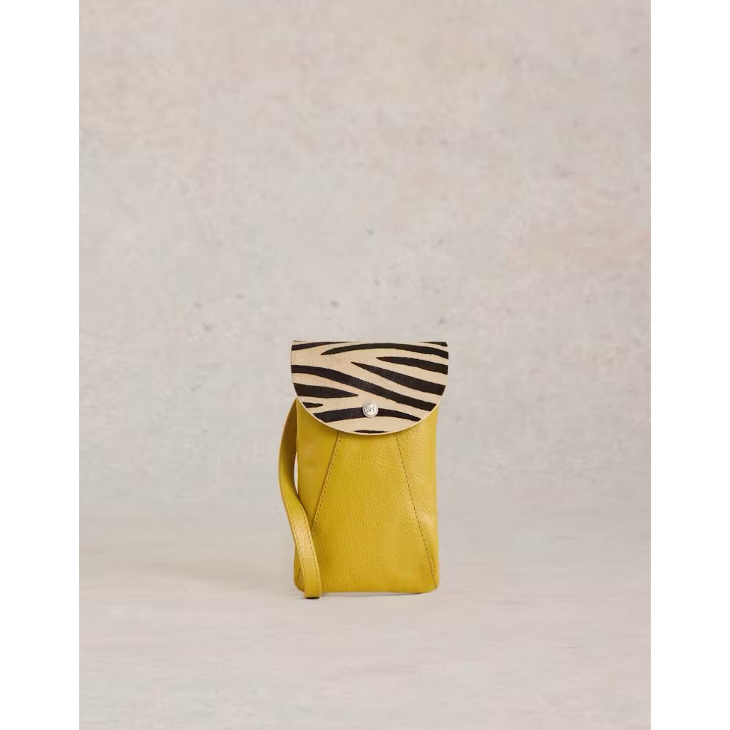 White Stuff Coco Leather Phone Bag