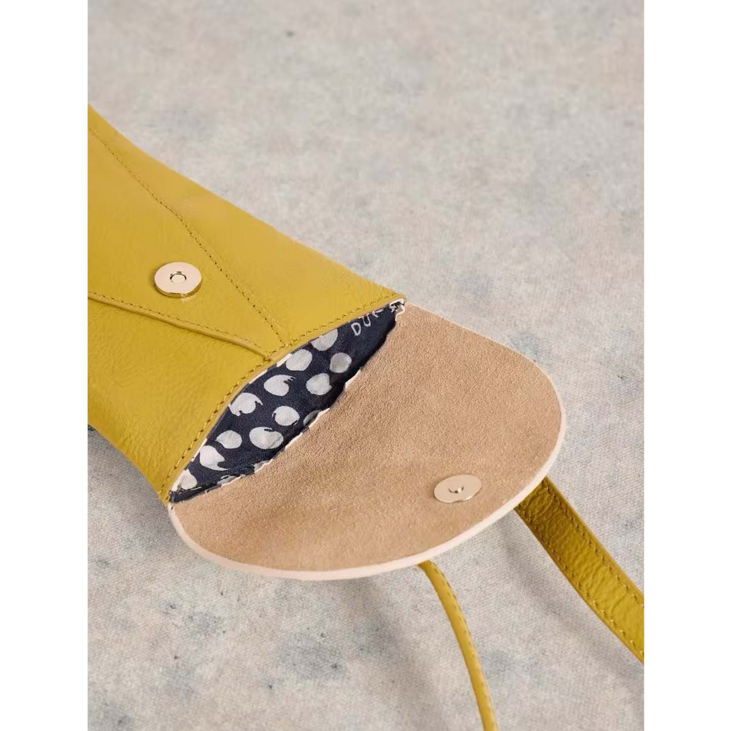 White Stuff Coco Leather Phone Bag