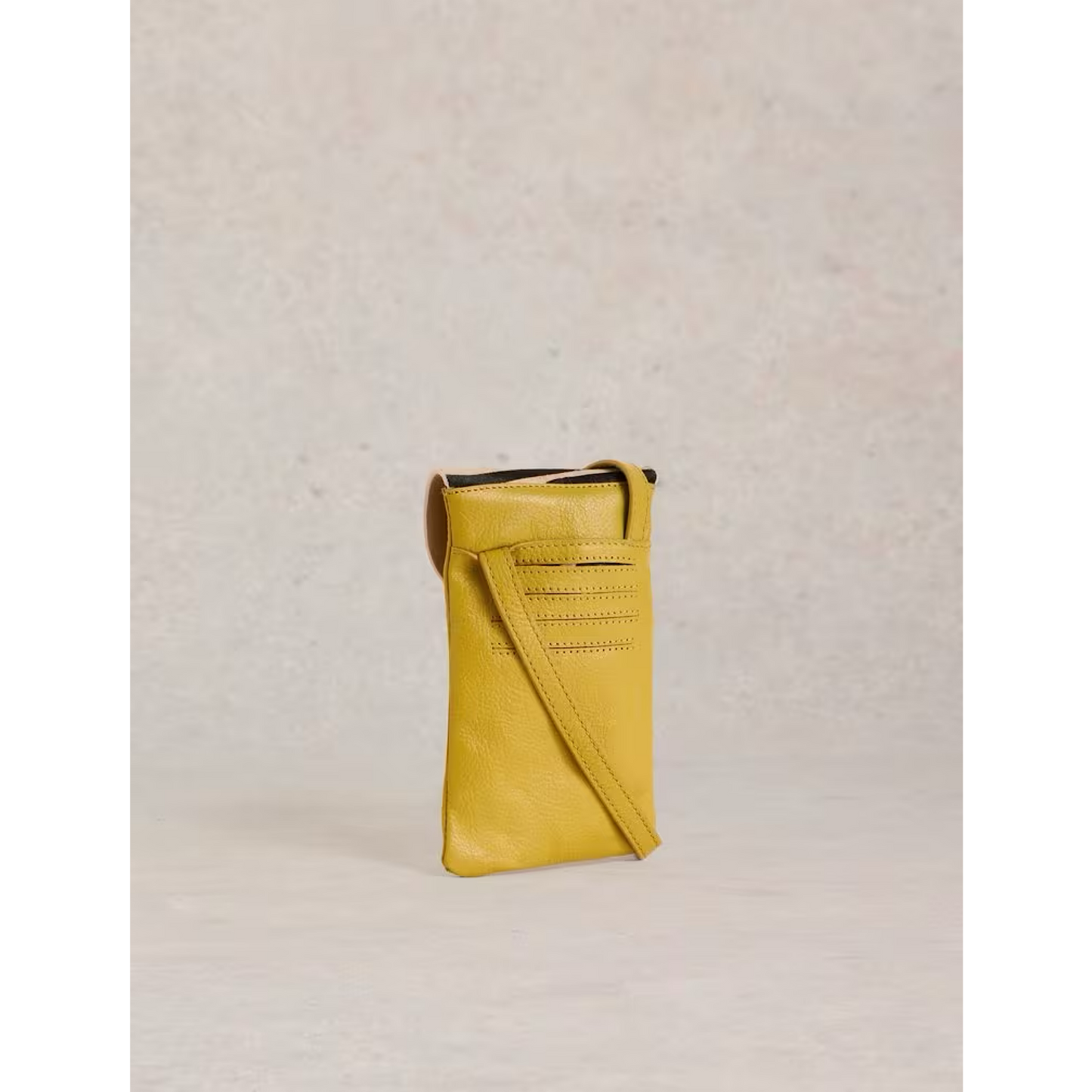 White Stuff Coco Leather Phone Bag