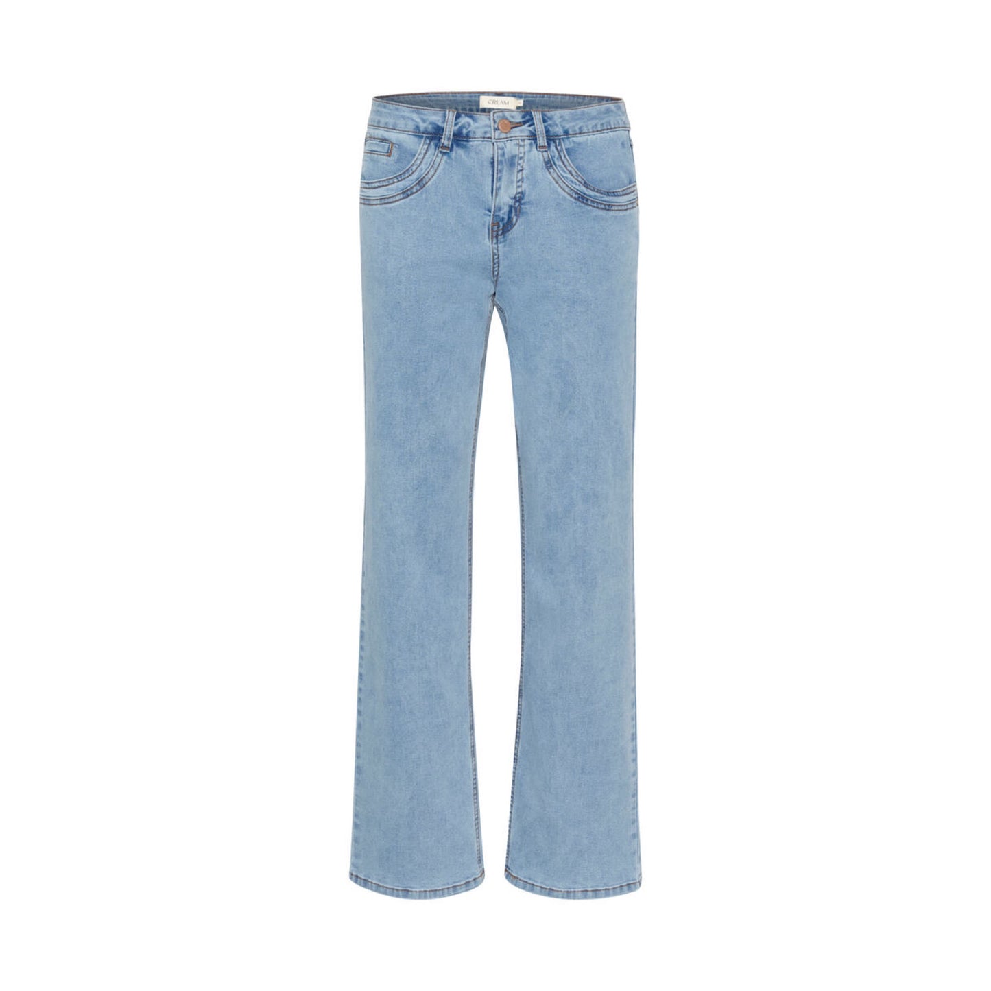 Cream Lone Straight Leg Jeans