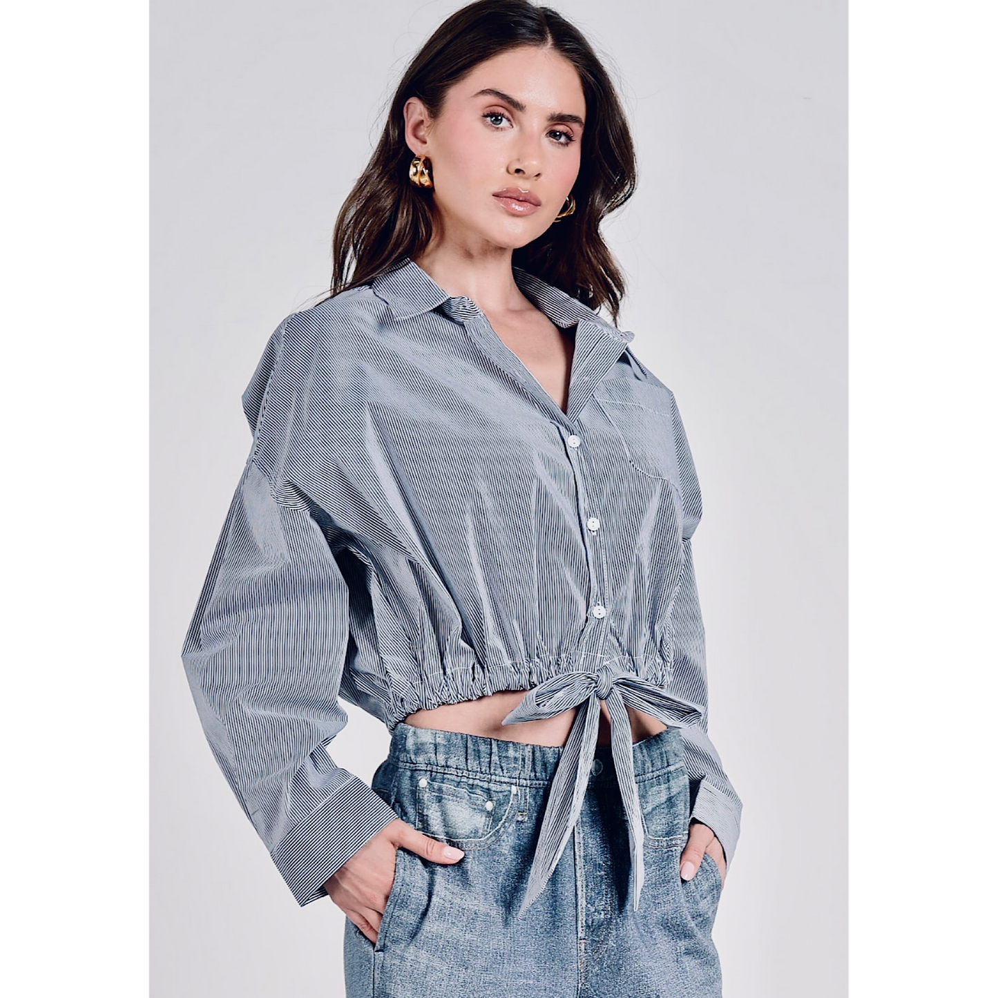 Elan Tie Bottom Shirt