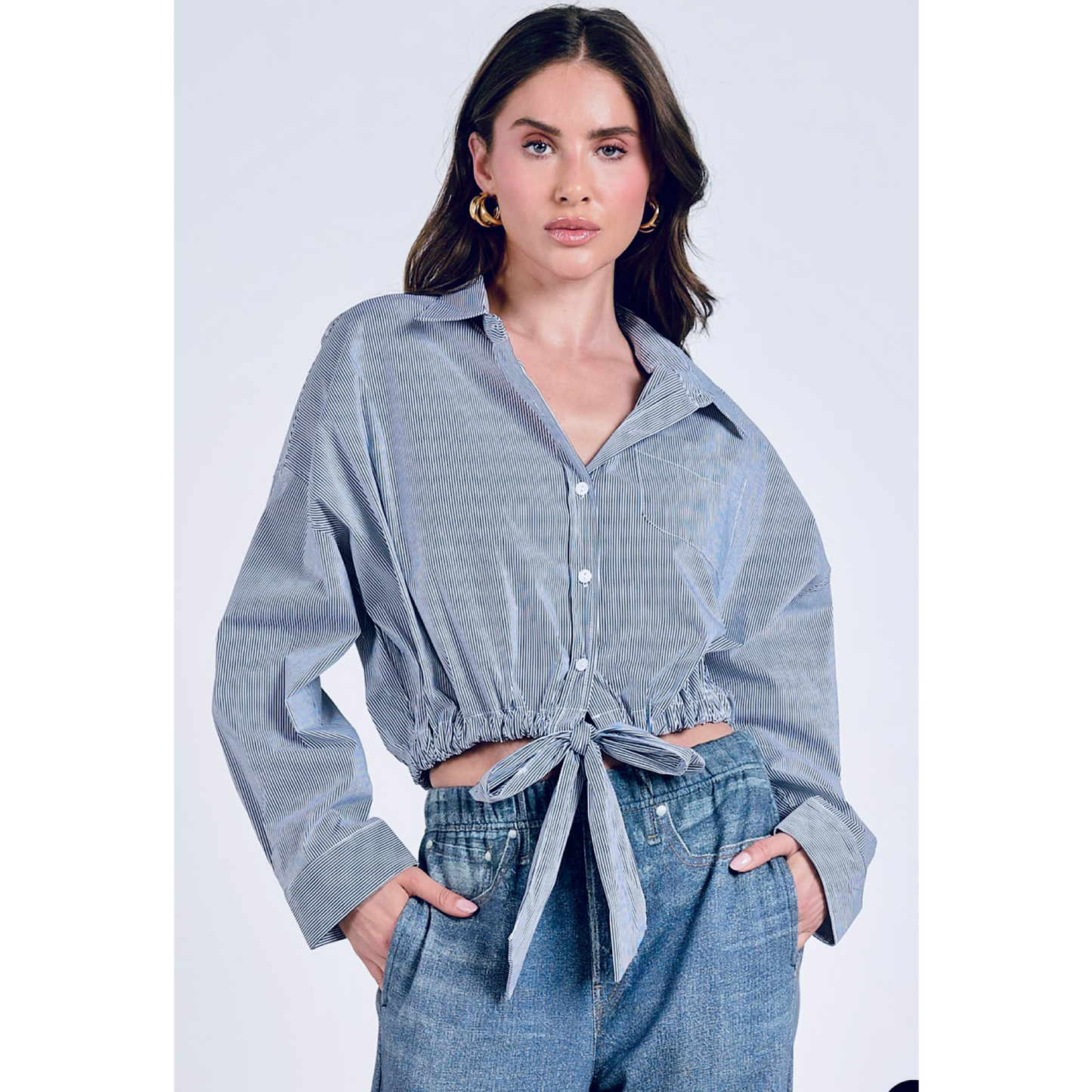 Elan Tie Bottom Shirt