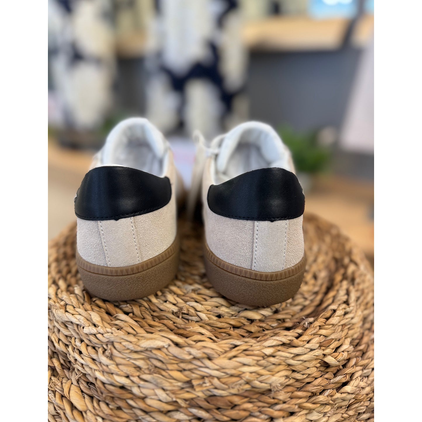 Carmela White Leather Trainers