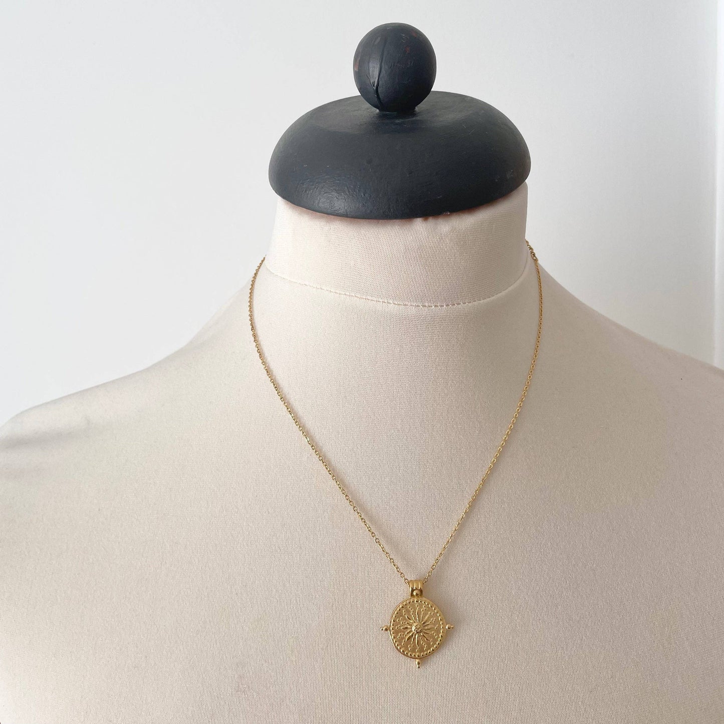 Little Nell Everyday Golden Coin Necklace