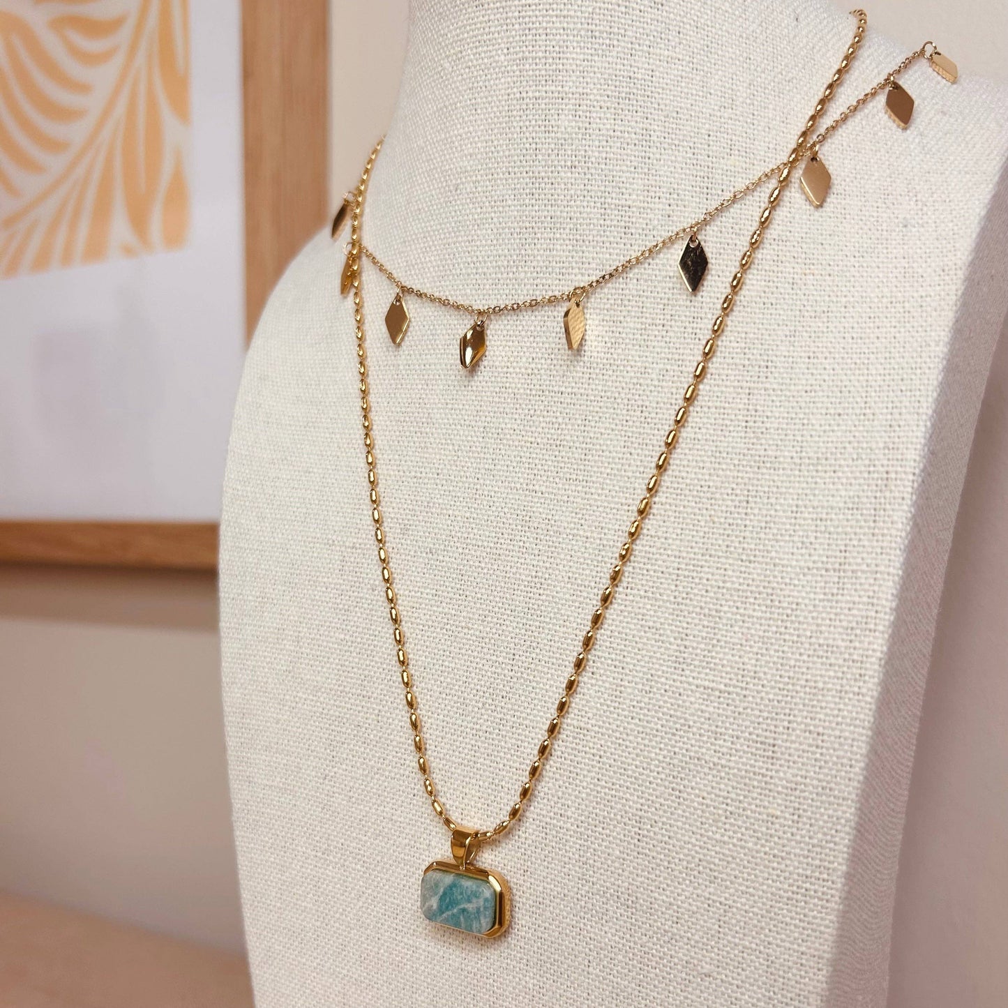 Little Nell Everyday Gold Diamond Drop Necklace