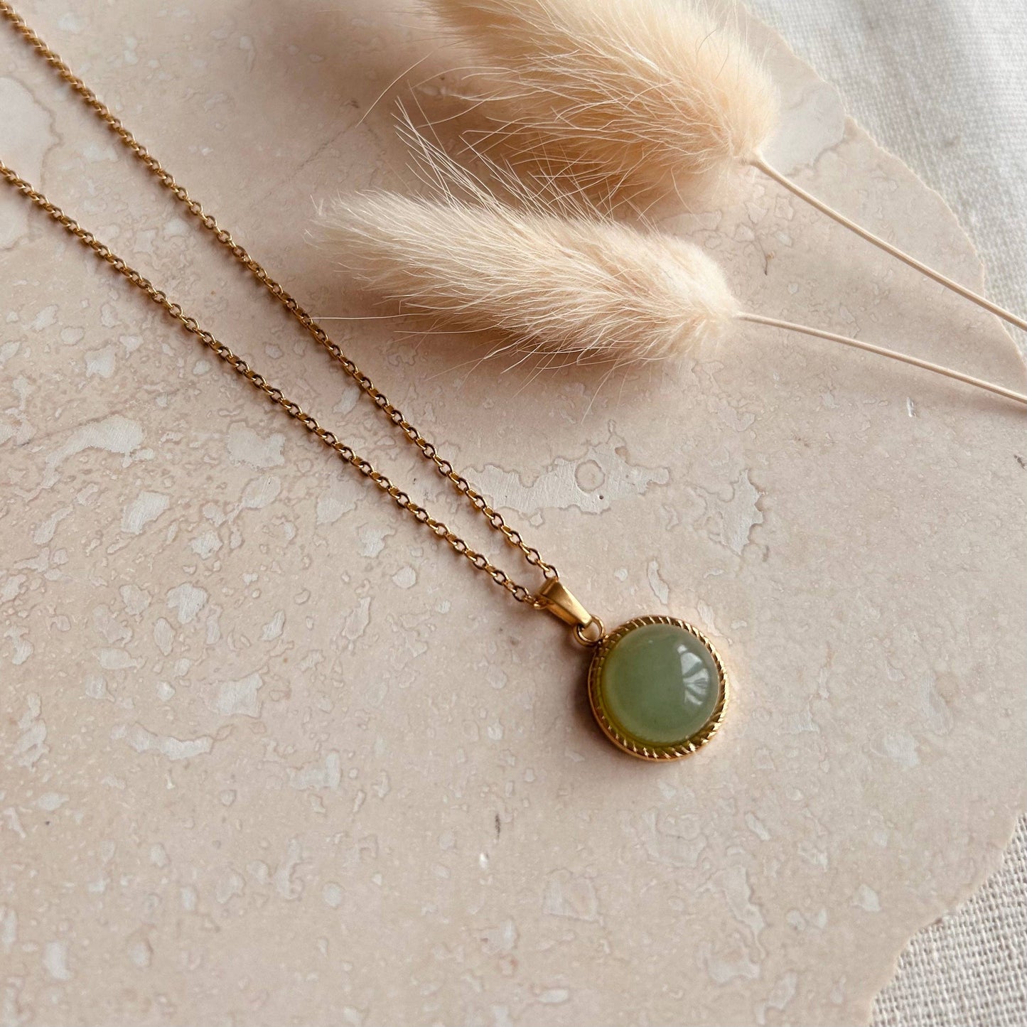 Little Nell Jade Pendant Necklace