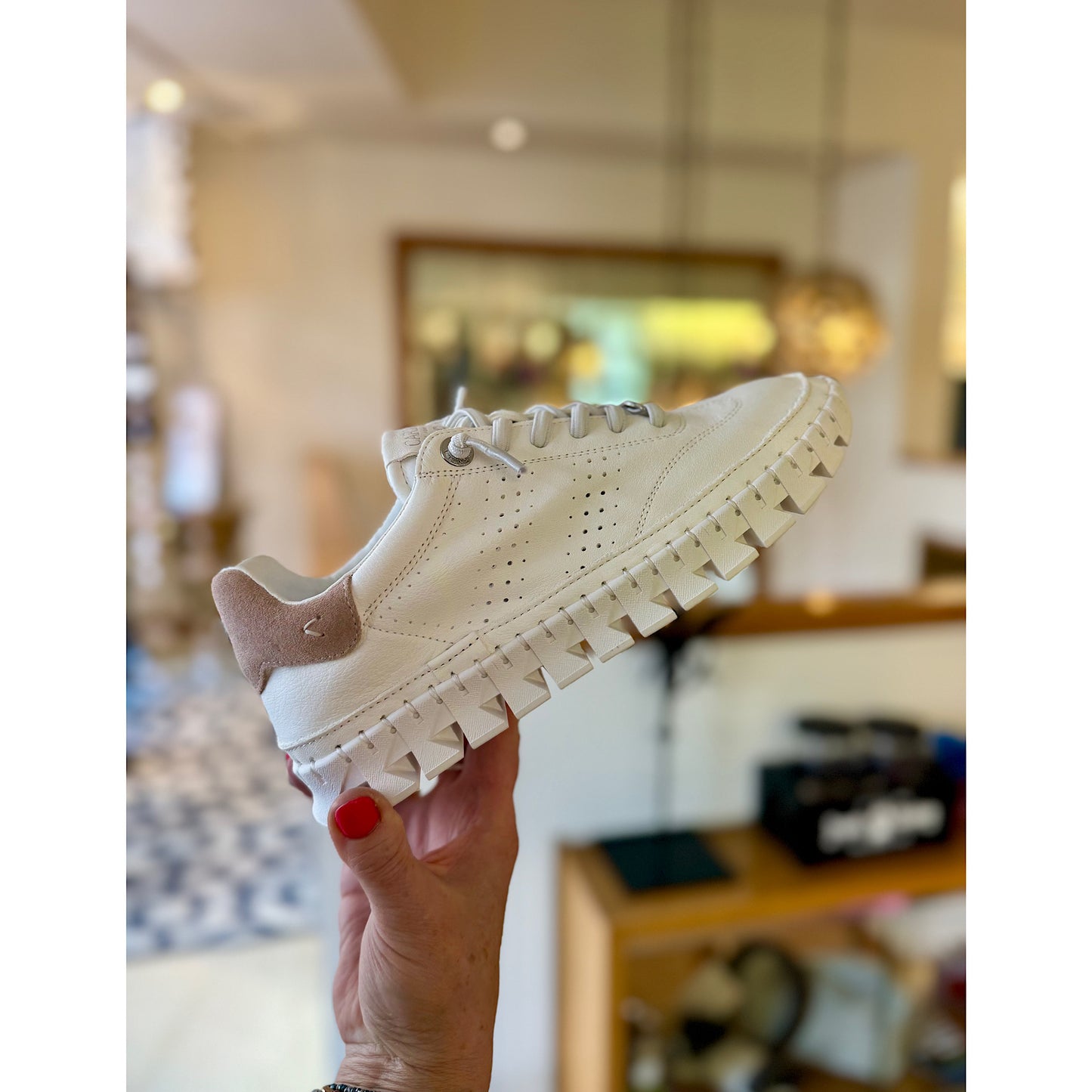Carmela Cloud Leather Trainers