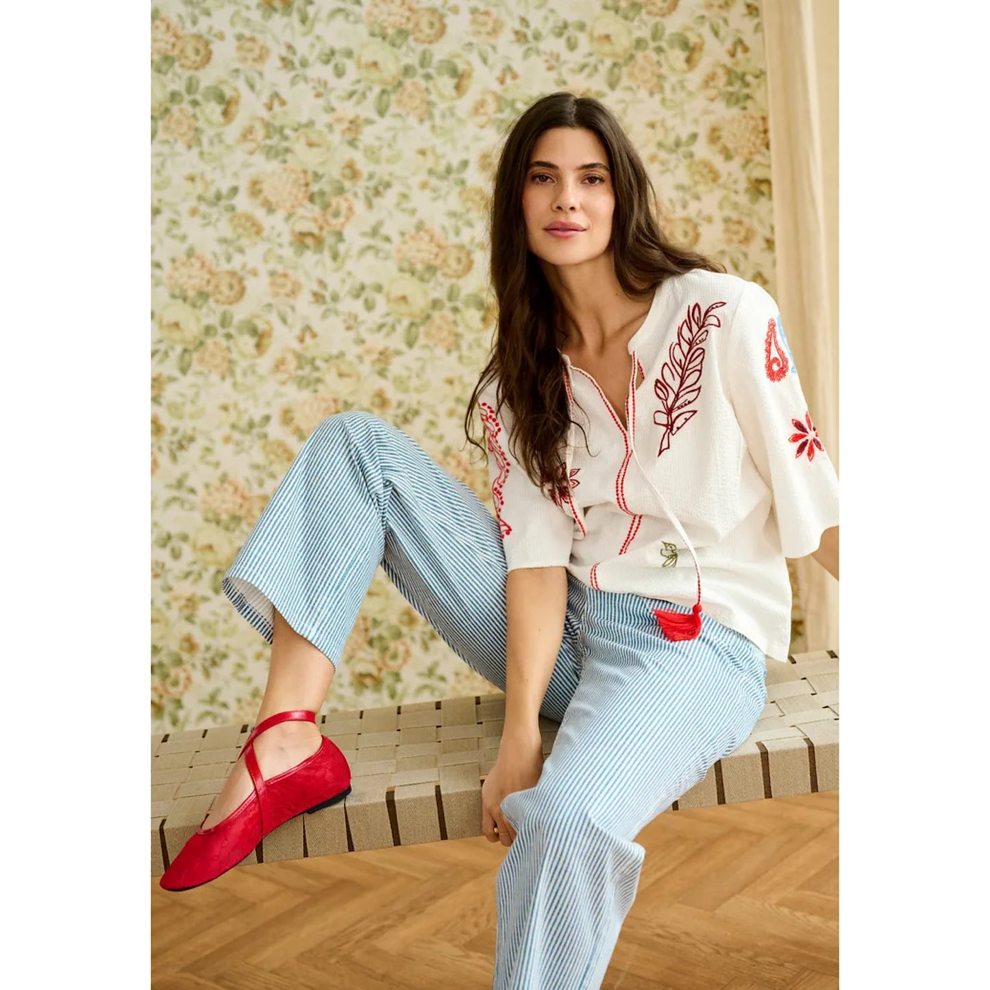 Cream Rosetta Blouse