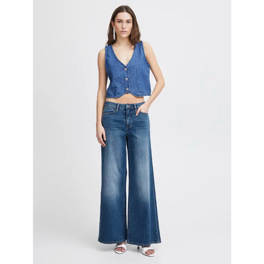 Ichi Twiggy Wide Jeans