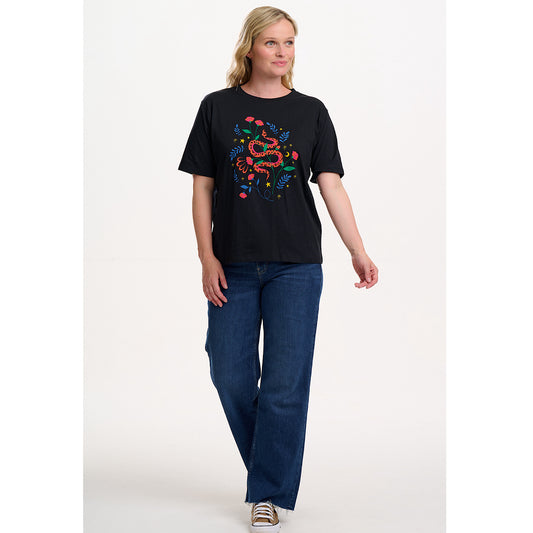 Sugarhill Brighton Kinsley Pop Snake Floral T-Shirt