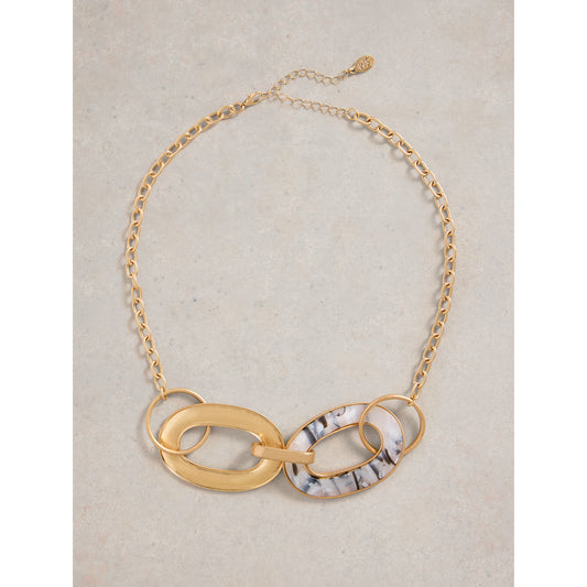 White Stuff Resin Link Necklace