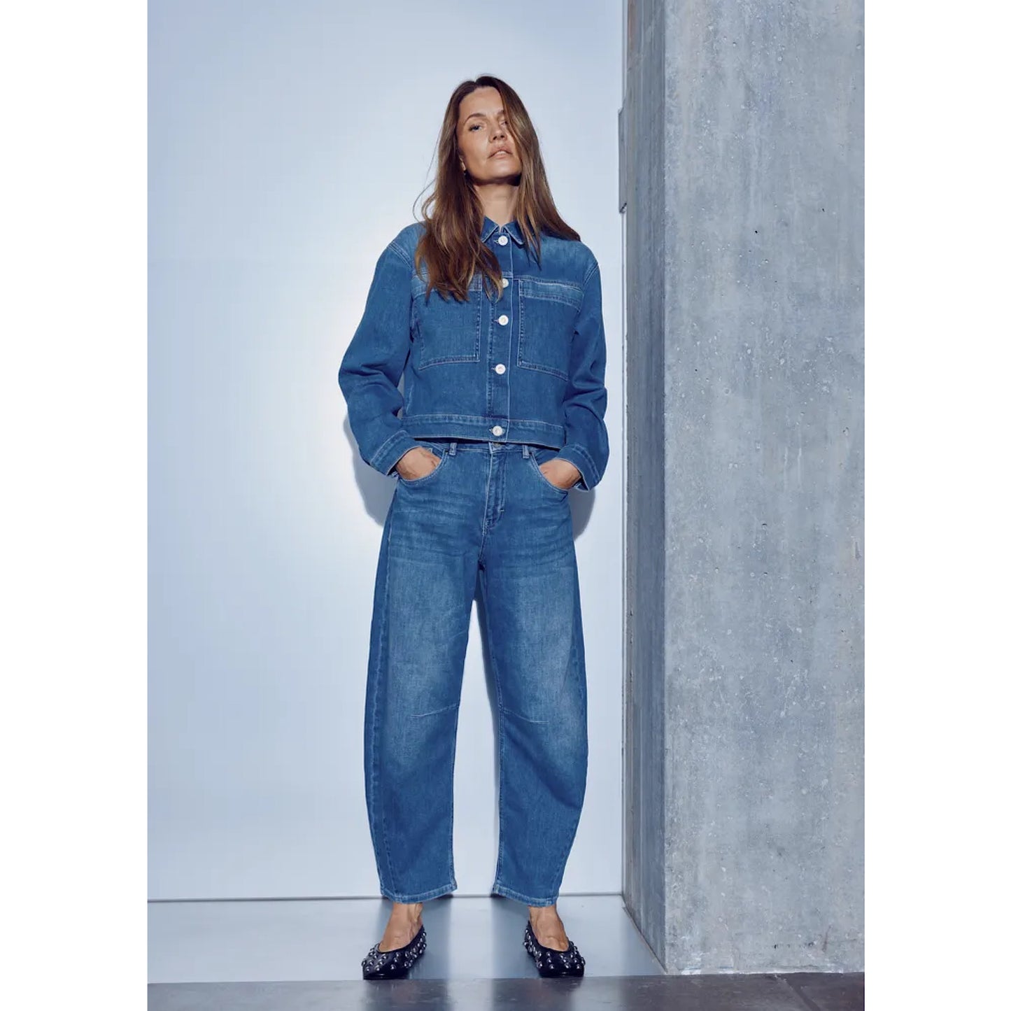 Pulz Zanni Barrel Leg Jeans