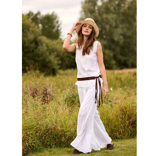 Cream Ronja Trousers