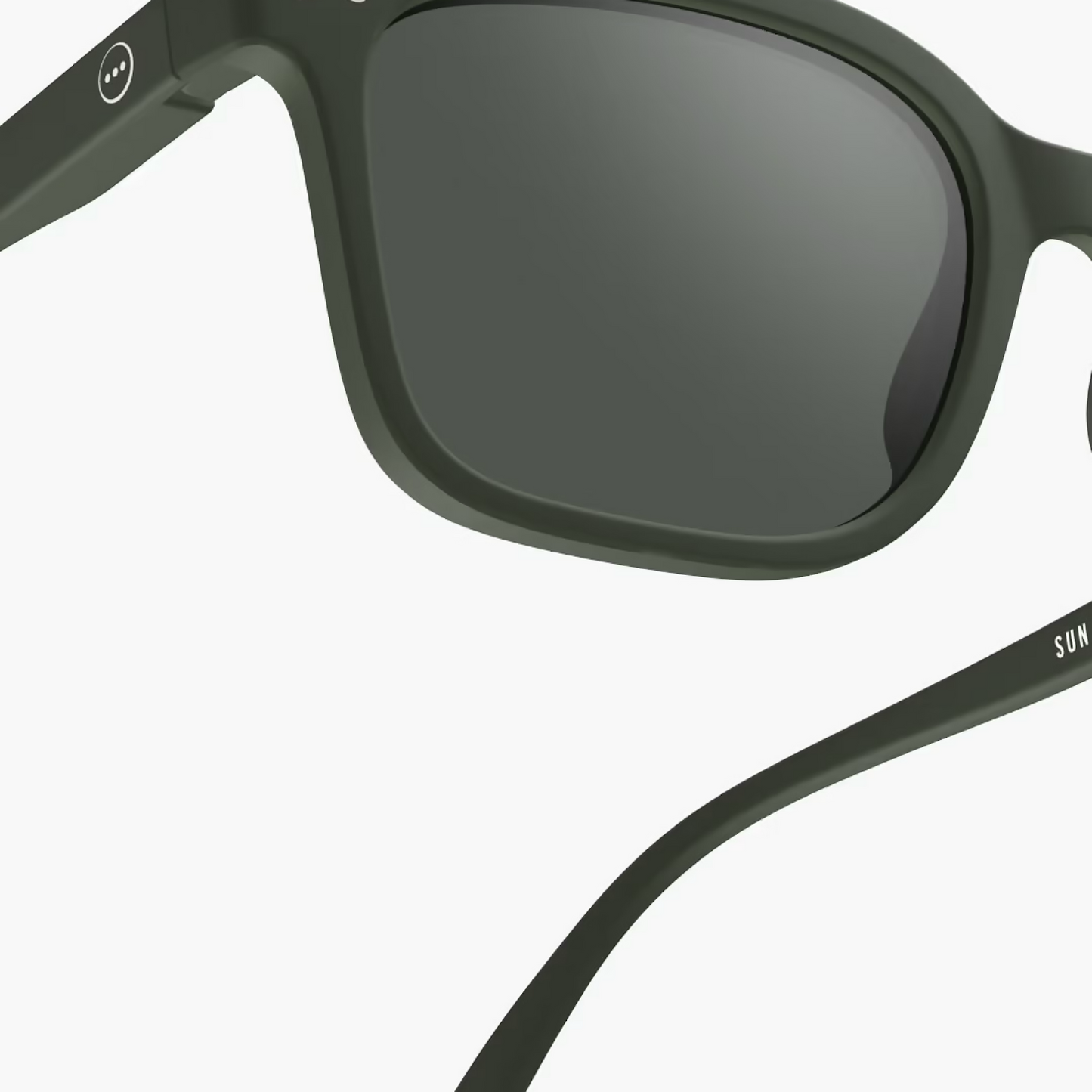 Izipizi Sun L Kaki Green Sunglasses