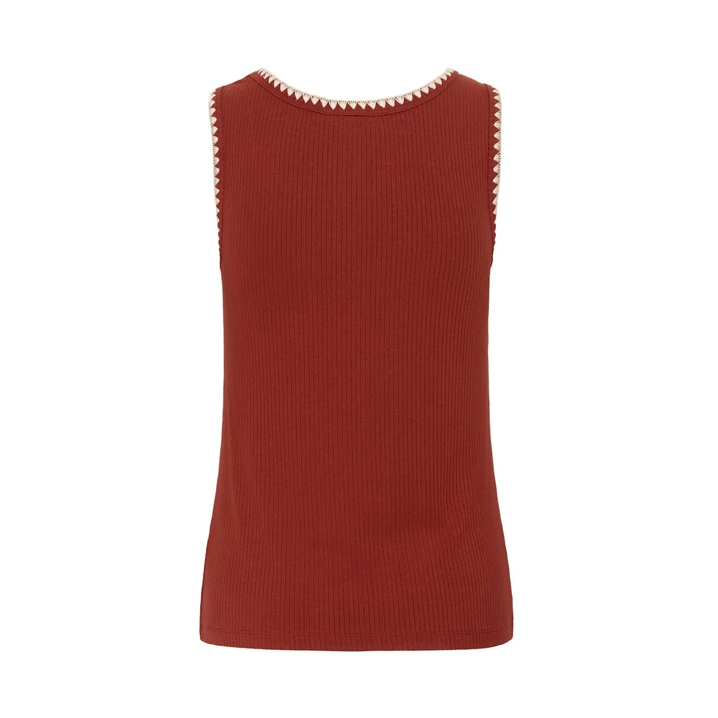Cream Ribba Top