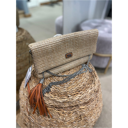 PRE-LOVED XTI Rafia Bag