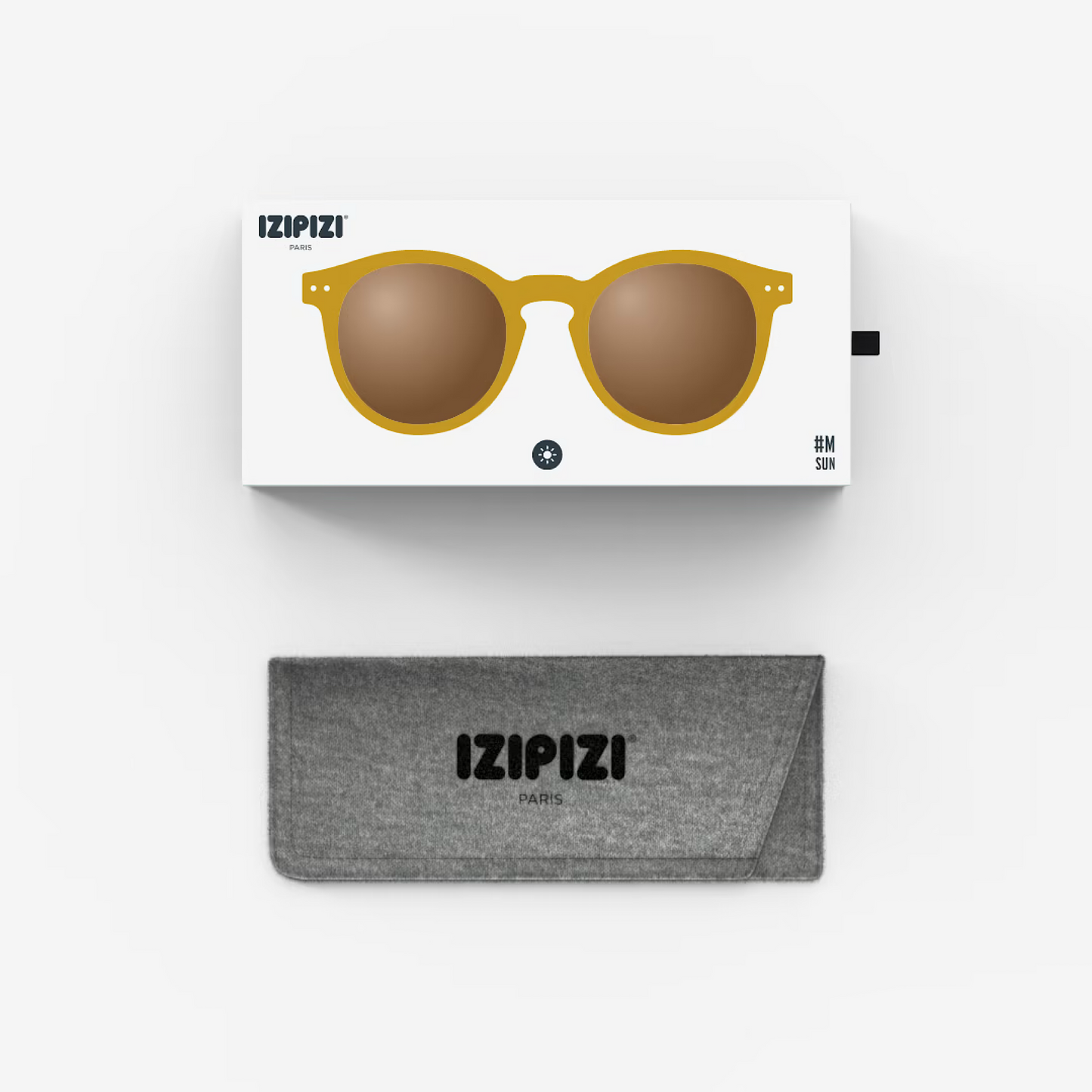 Izipizi Sun M Golden Green Sunglasses