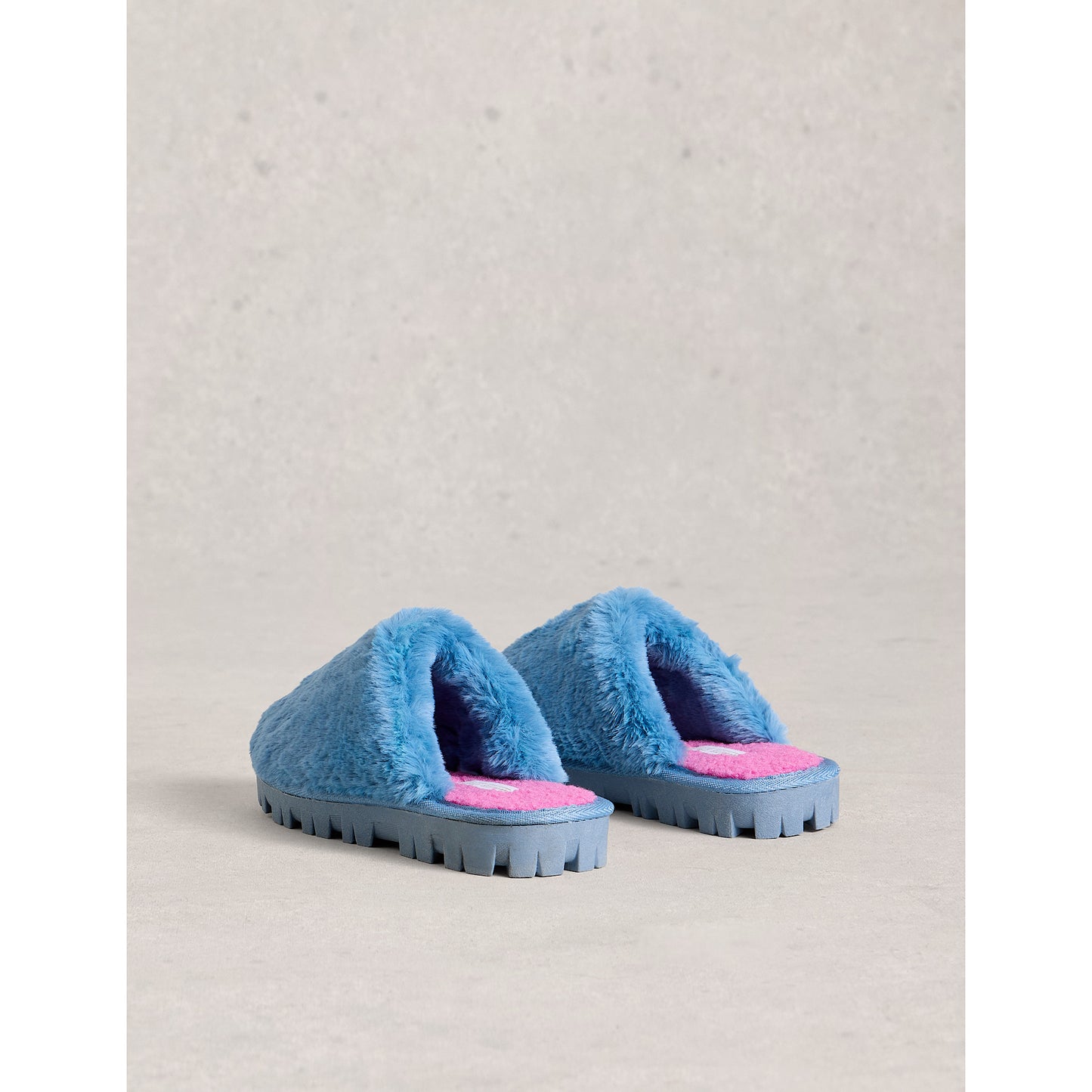 White Stuff Fur Slipper Mule