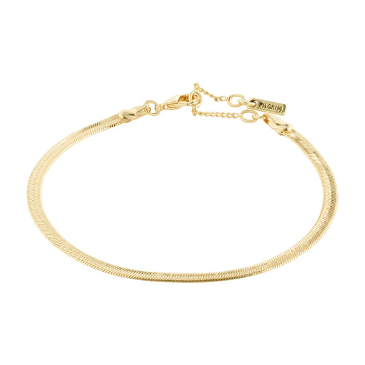 Pilgrim Joanna Flat Snake Chain Bracelet