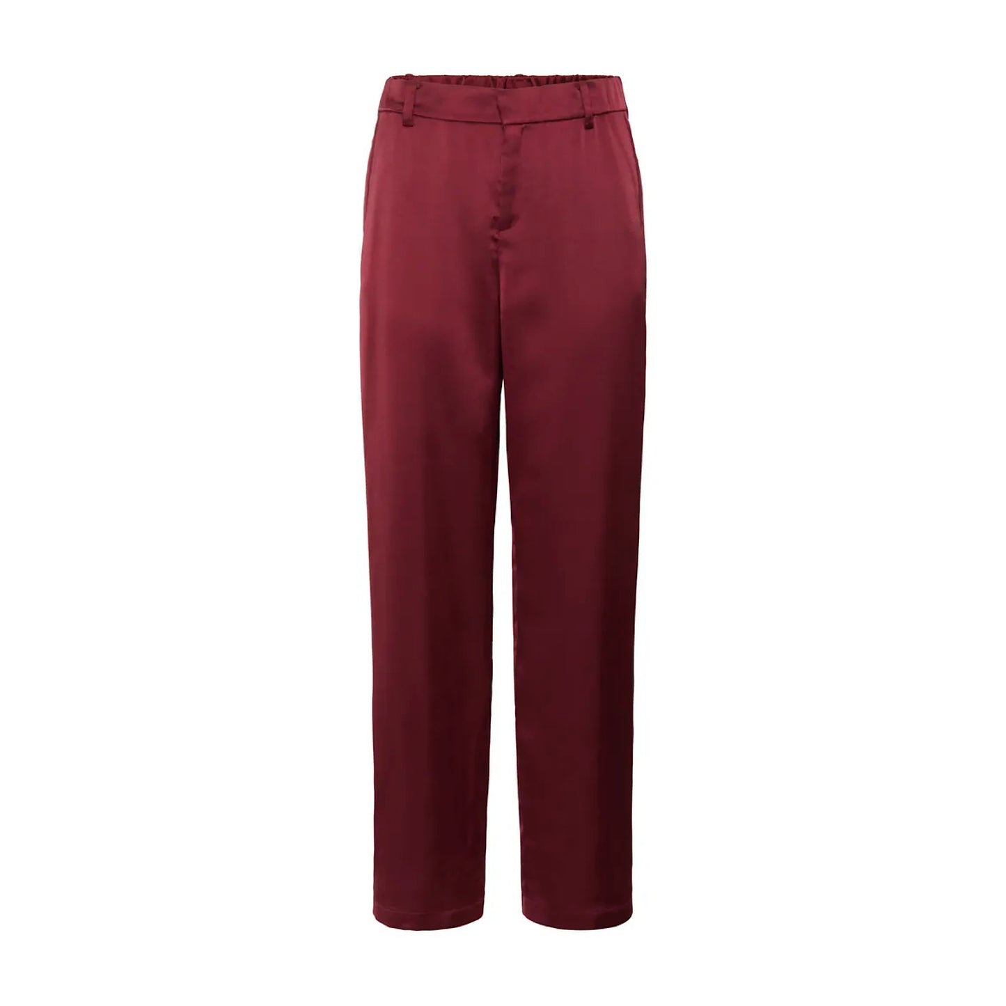 Cream Cocamia Sateen Trousers