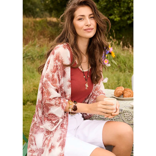 Cream Jessica Kimono