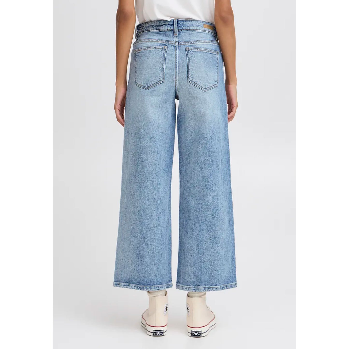 B.Young Kyjla Wide Leg Crop Jeans