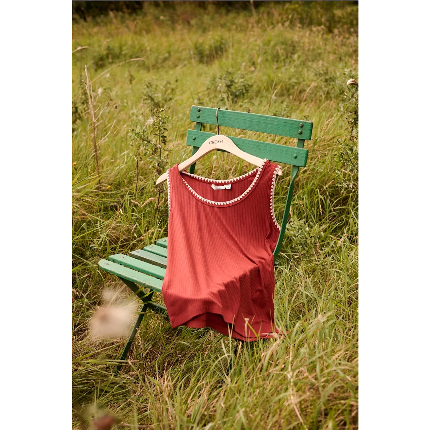 Cream Ribba Top