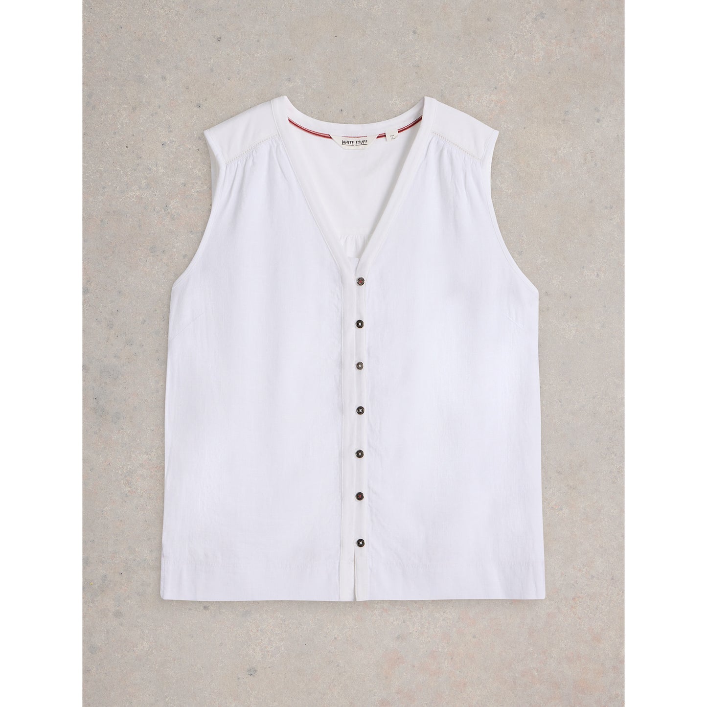 White Stuff Delilah Button Top
