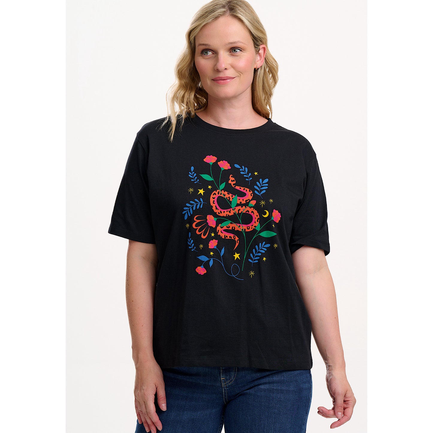 Sugarhill Brighton Kinsley Pop Snake Floral T-Shirt