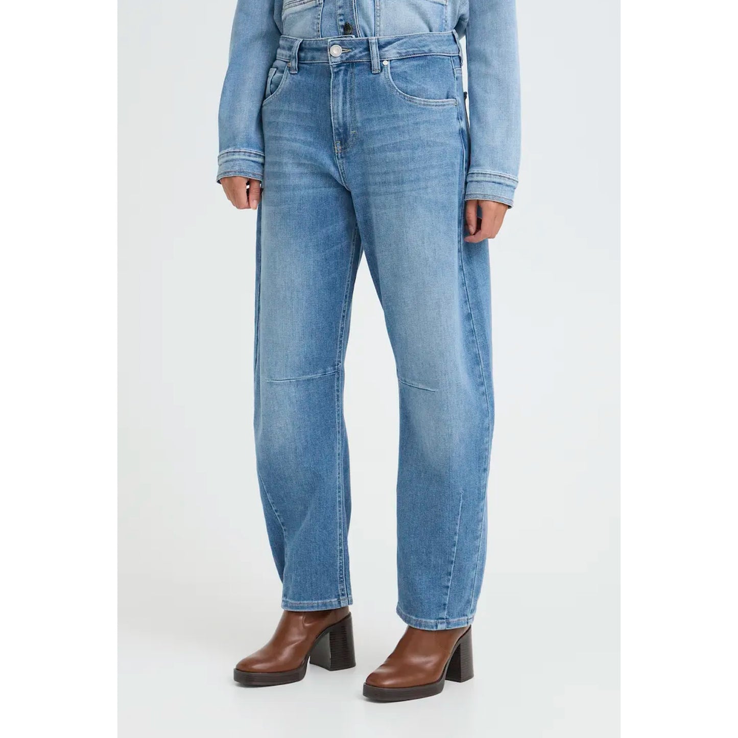 Pulz Zanni Barrel Leg Jeans