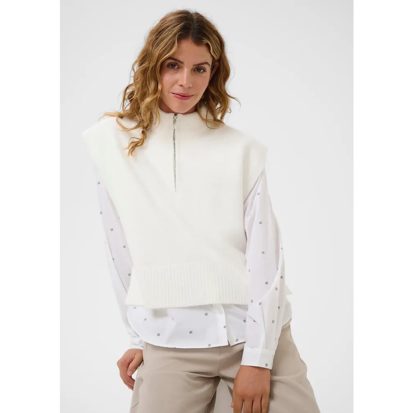 Cream Tannenbaum Tank Top