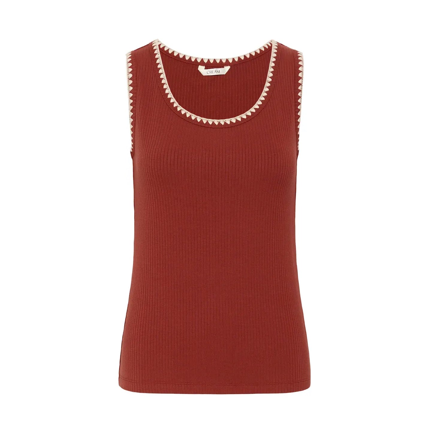 Cream Ribba Top