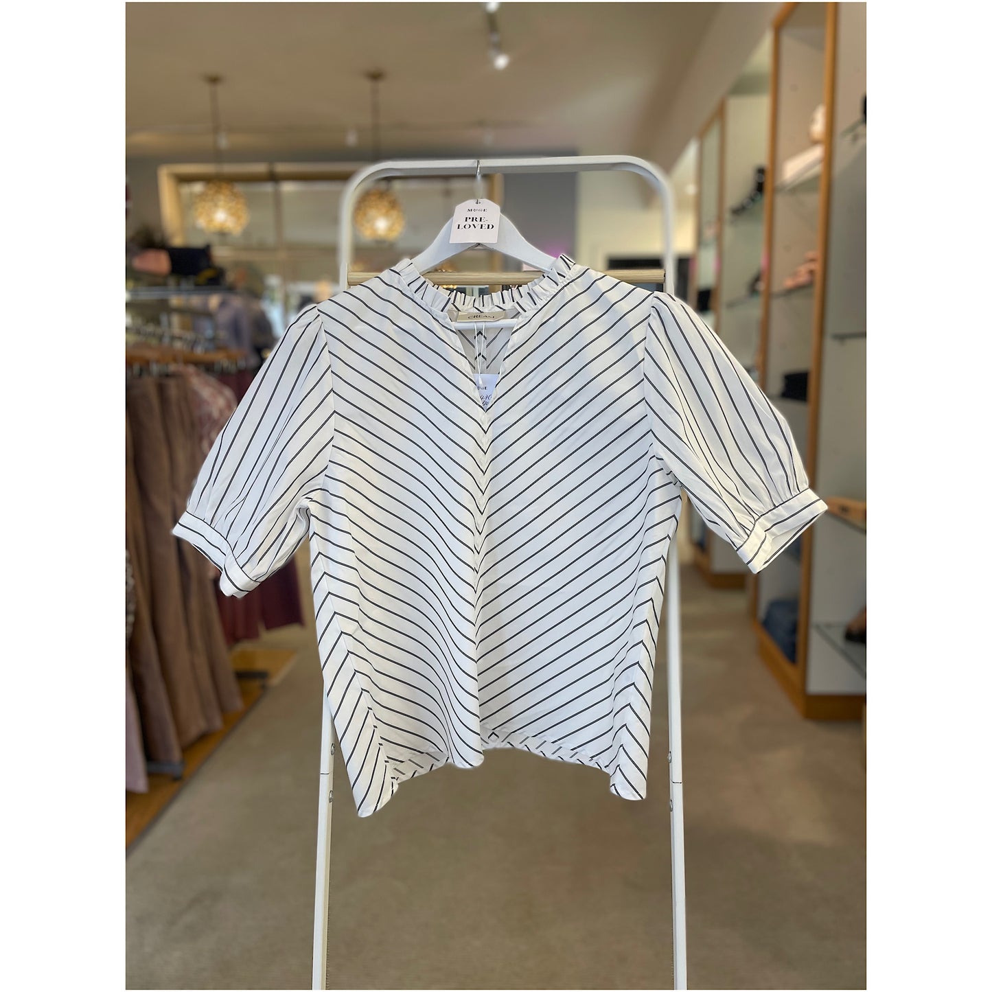 PRE-LOVED Cream Blouse Size 14