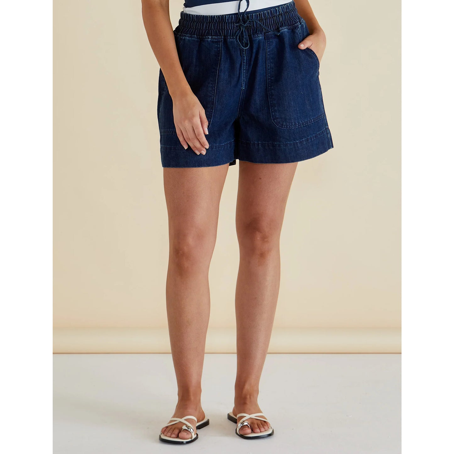 Betty Basics Relaxed Denim Shorts