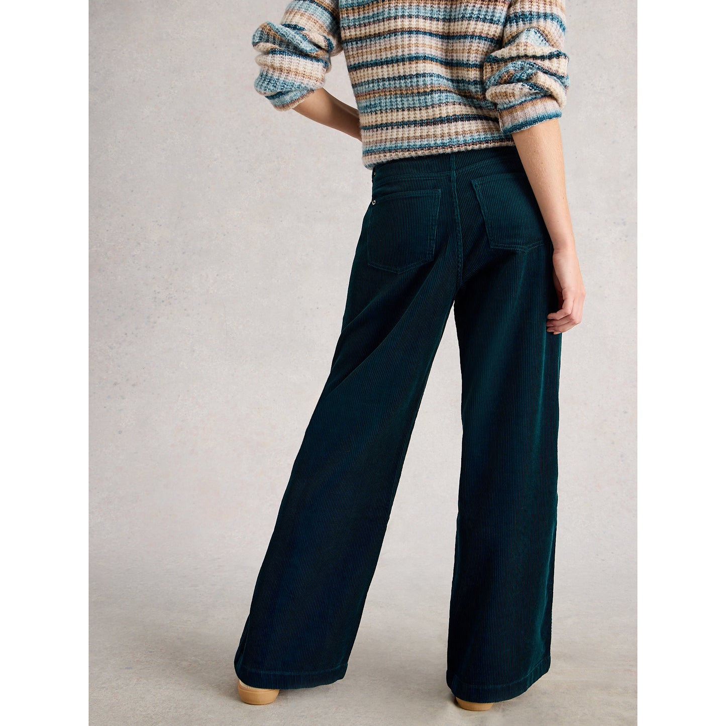 White Stuff Ayla Cord Wide Leg Trousers