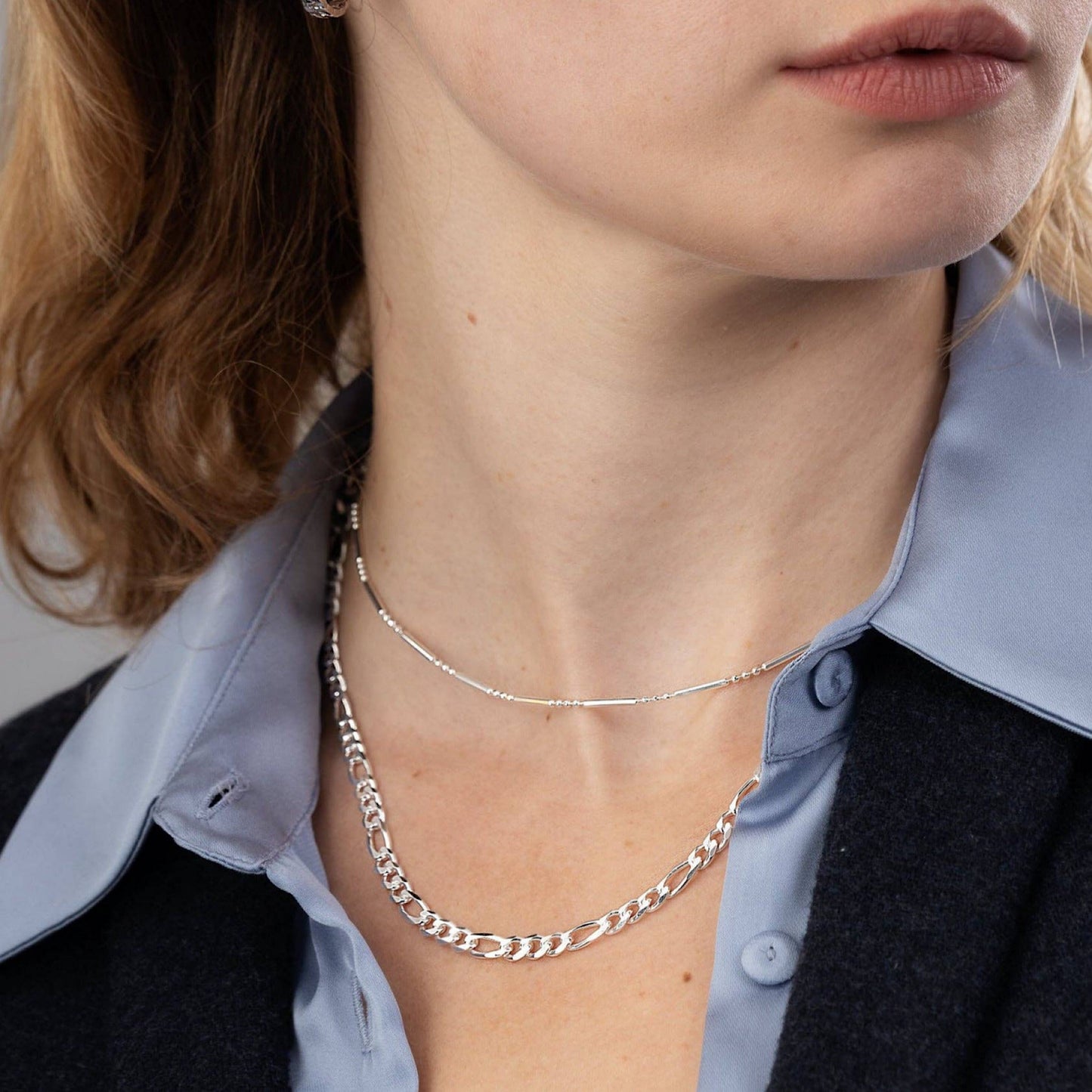 Scream Pretty Figaro Chain Necklace: Sterling Silver