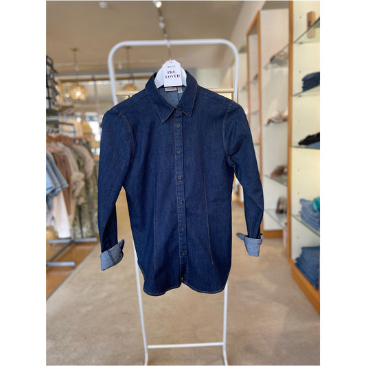PRE-LOVED Fransa Denim Shirt Size XSmall