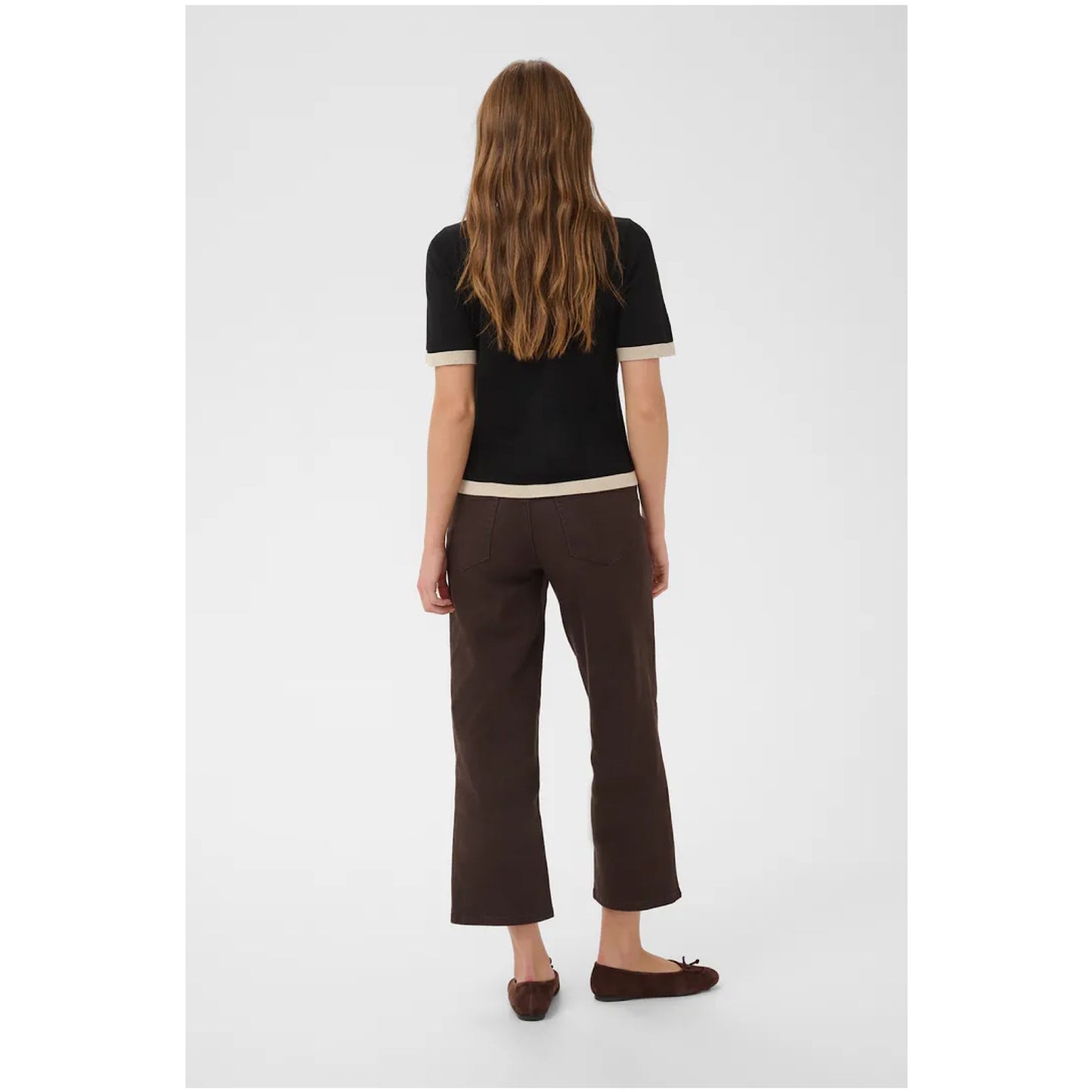 Kaffe Lizza Contrast Cardigan