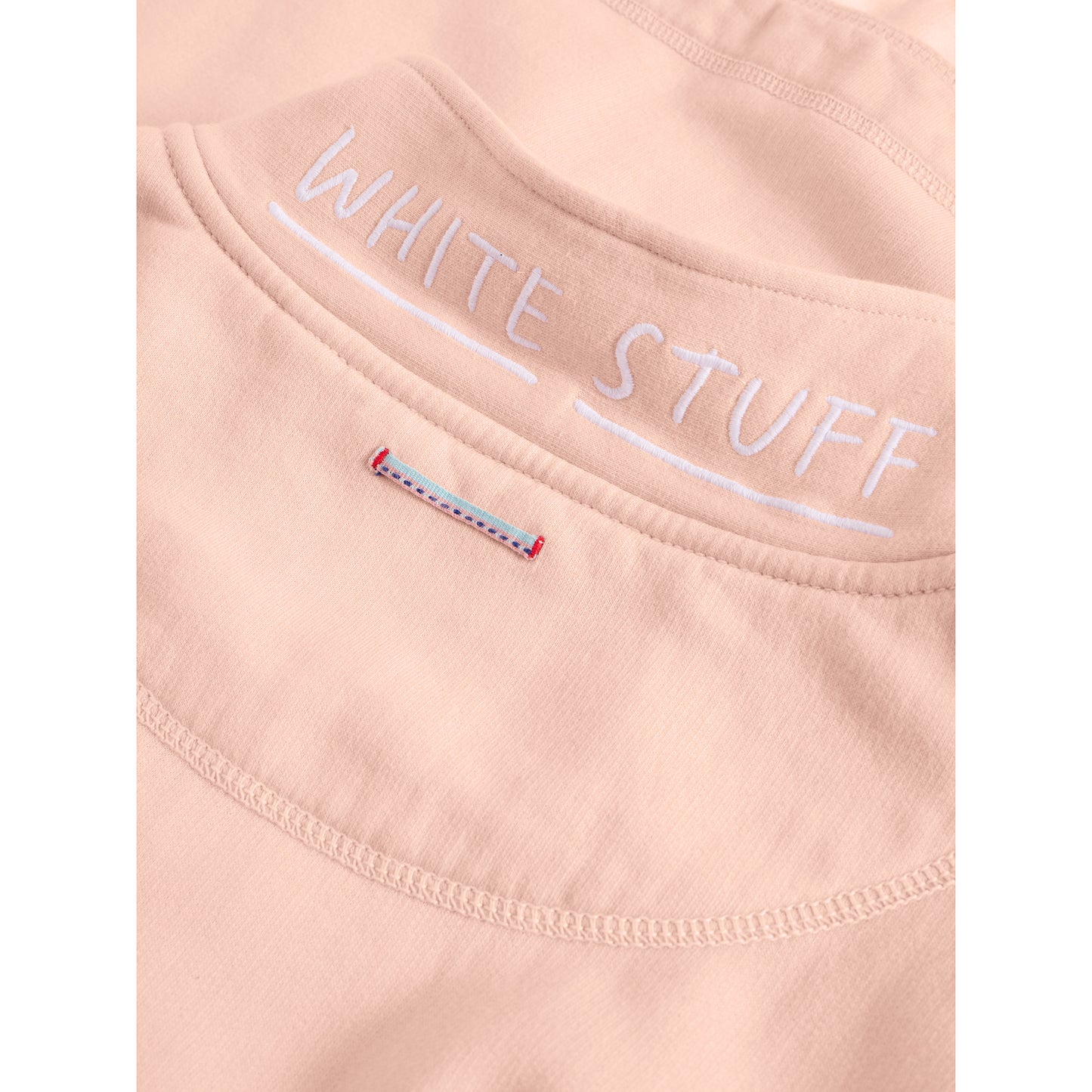 White Stuff Pique Half Zip Sweatshirt