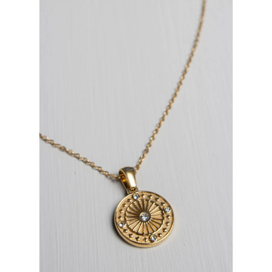 Olia Gianna Coin Waterproof Necklace