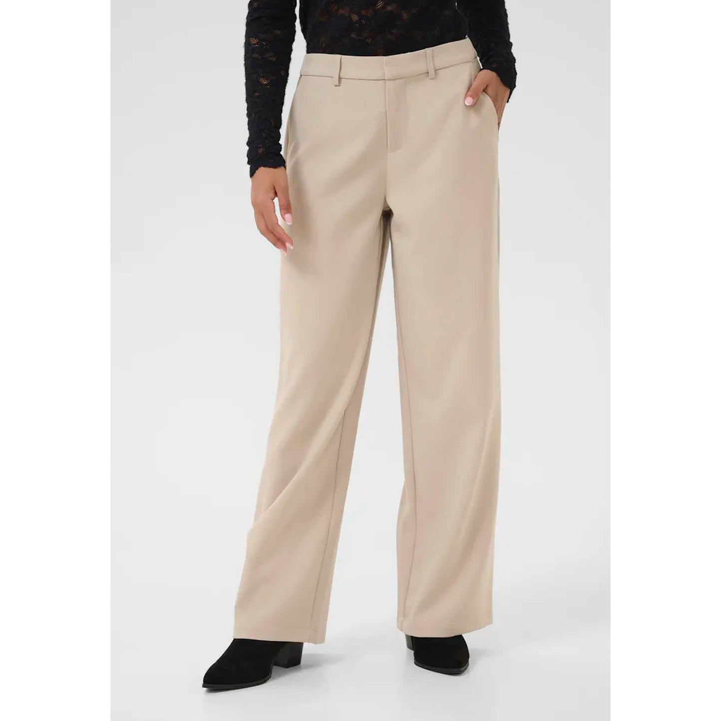 Cream Hollie Trousers