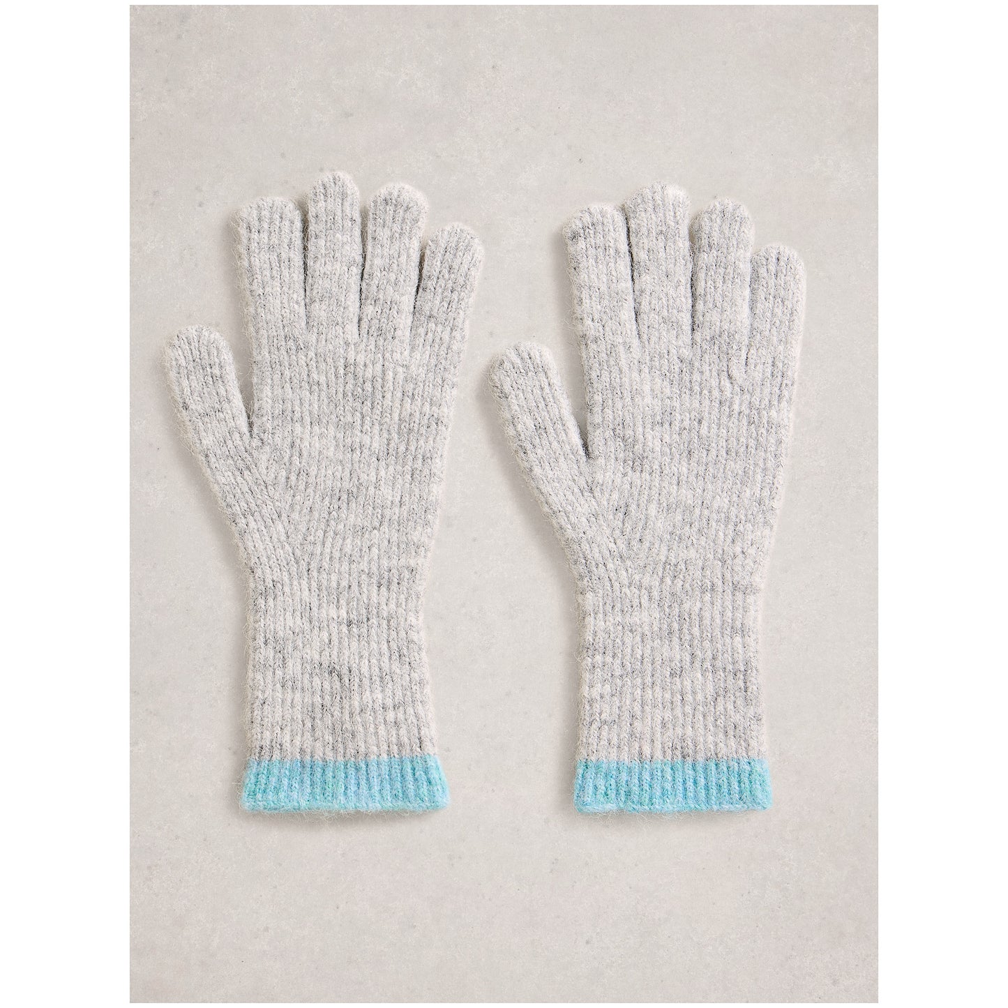 White Stuff Colour-block Knitted Glove