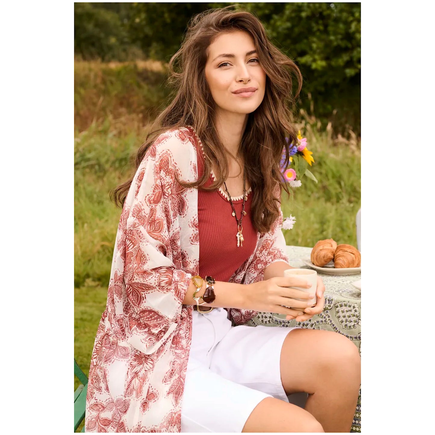 Cream Ribba Top