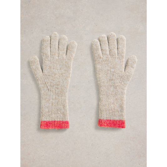White Stuff Colour-block Knitted Glove