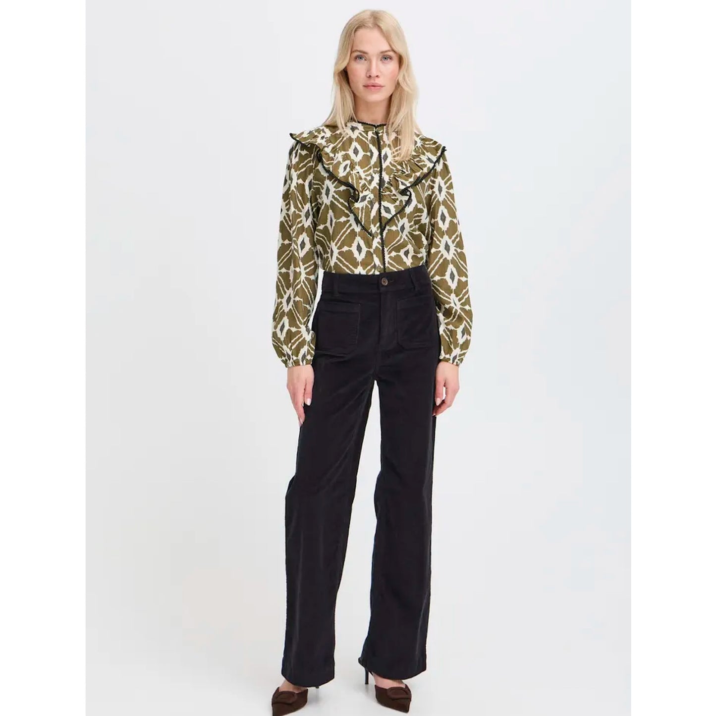 B.Young Inaba Frill Blouse