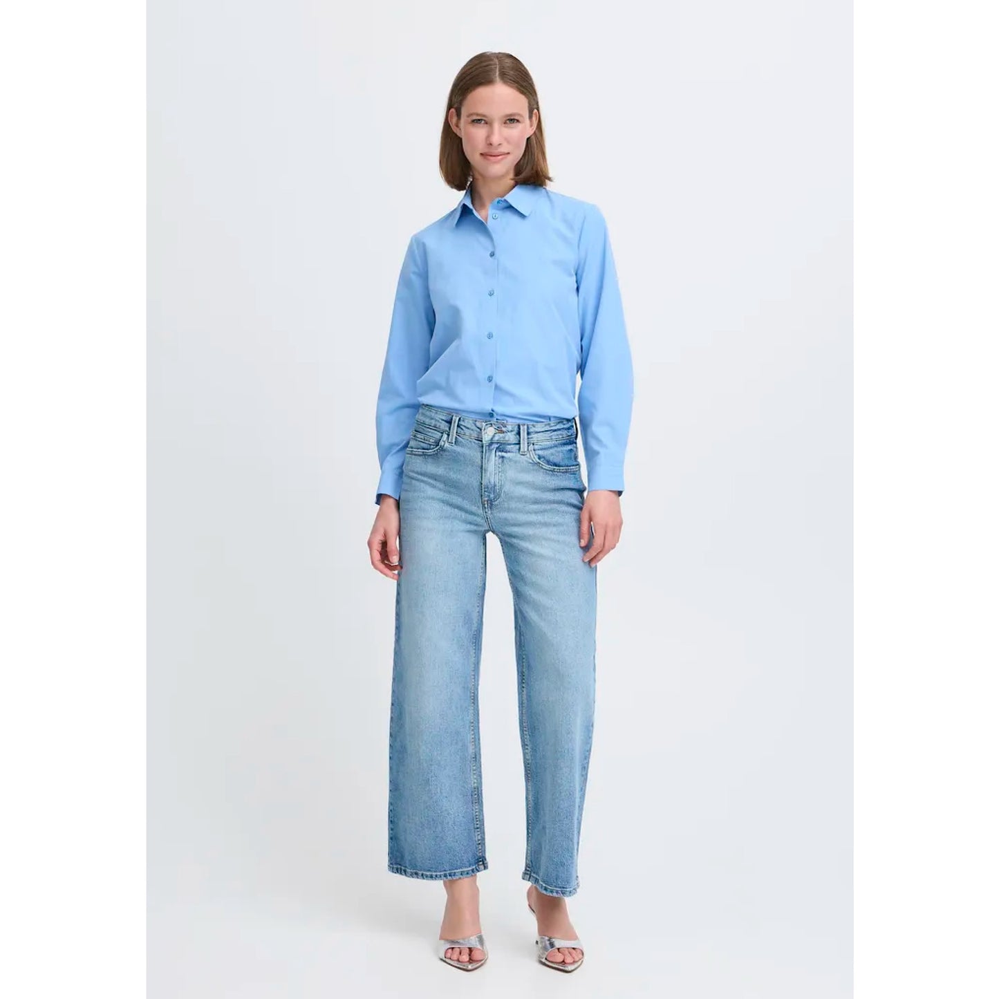 B.Young Kyjla Cropped Jeans Light Wash