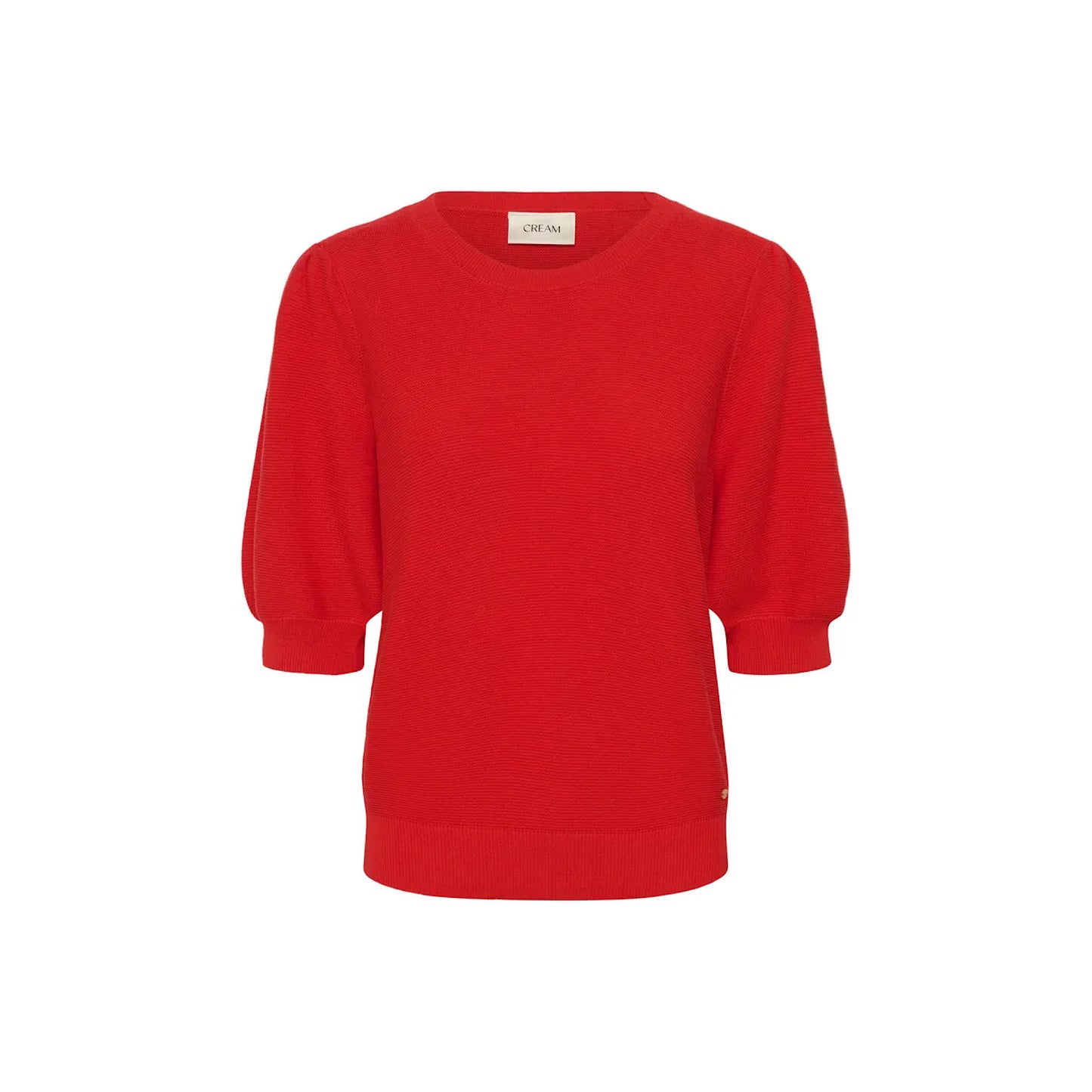 Cream Sillar Knit Top